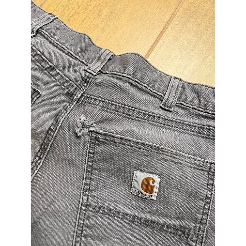 Carhartt Pants Mens Sz 34 Gray Relaxed Fit Workwear Utility Actual Sz 33x29 - Picture 12 of 15